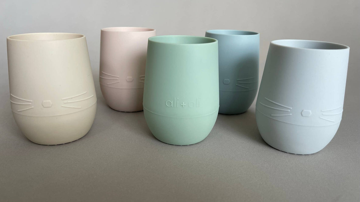 Bunny Face Silicone Open Cup - Dream Blue {Ali + Oli}