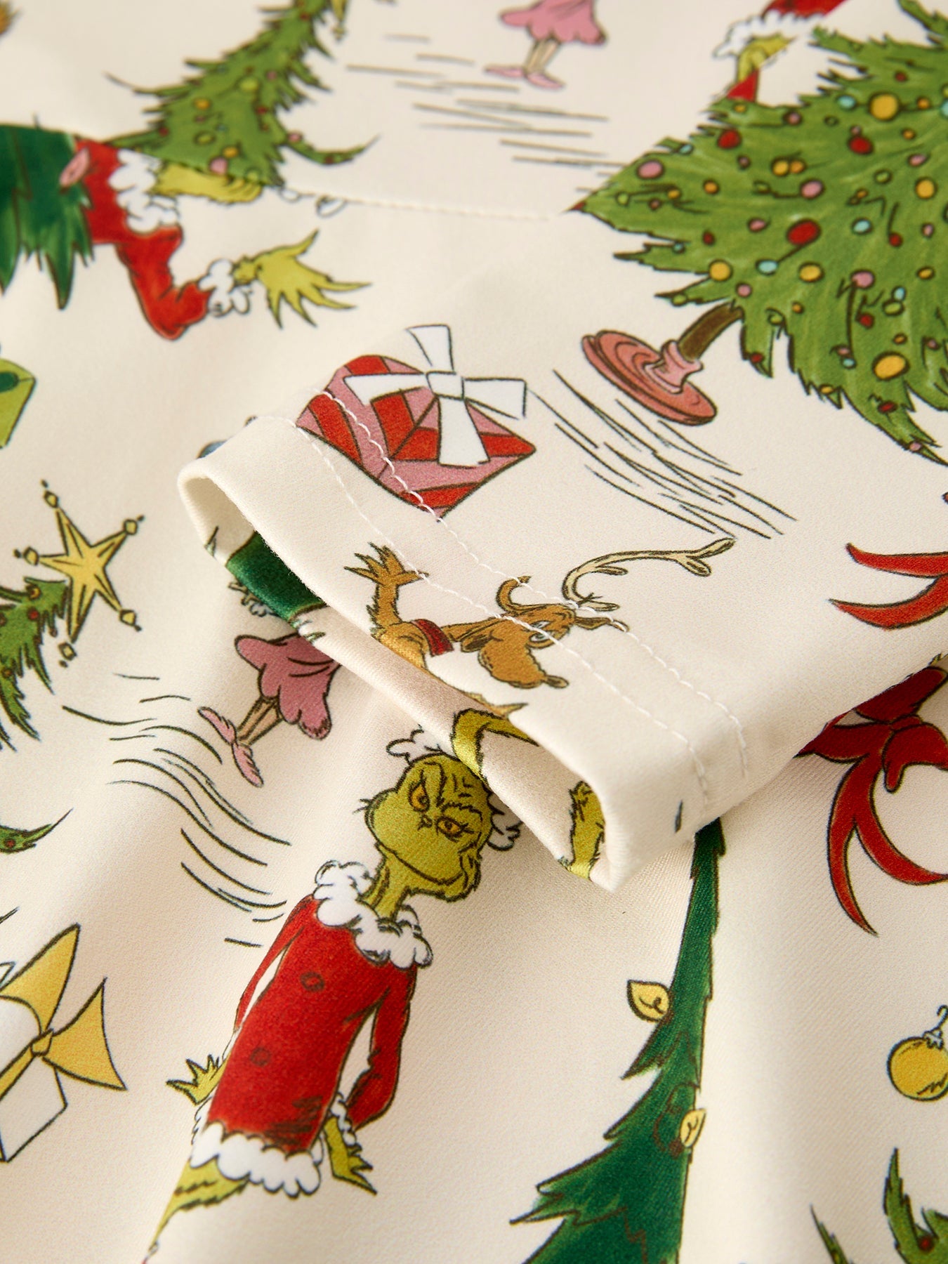Christmas Grinch Print Girls Dress