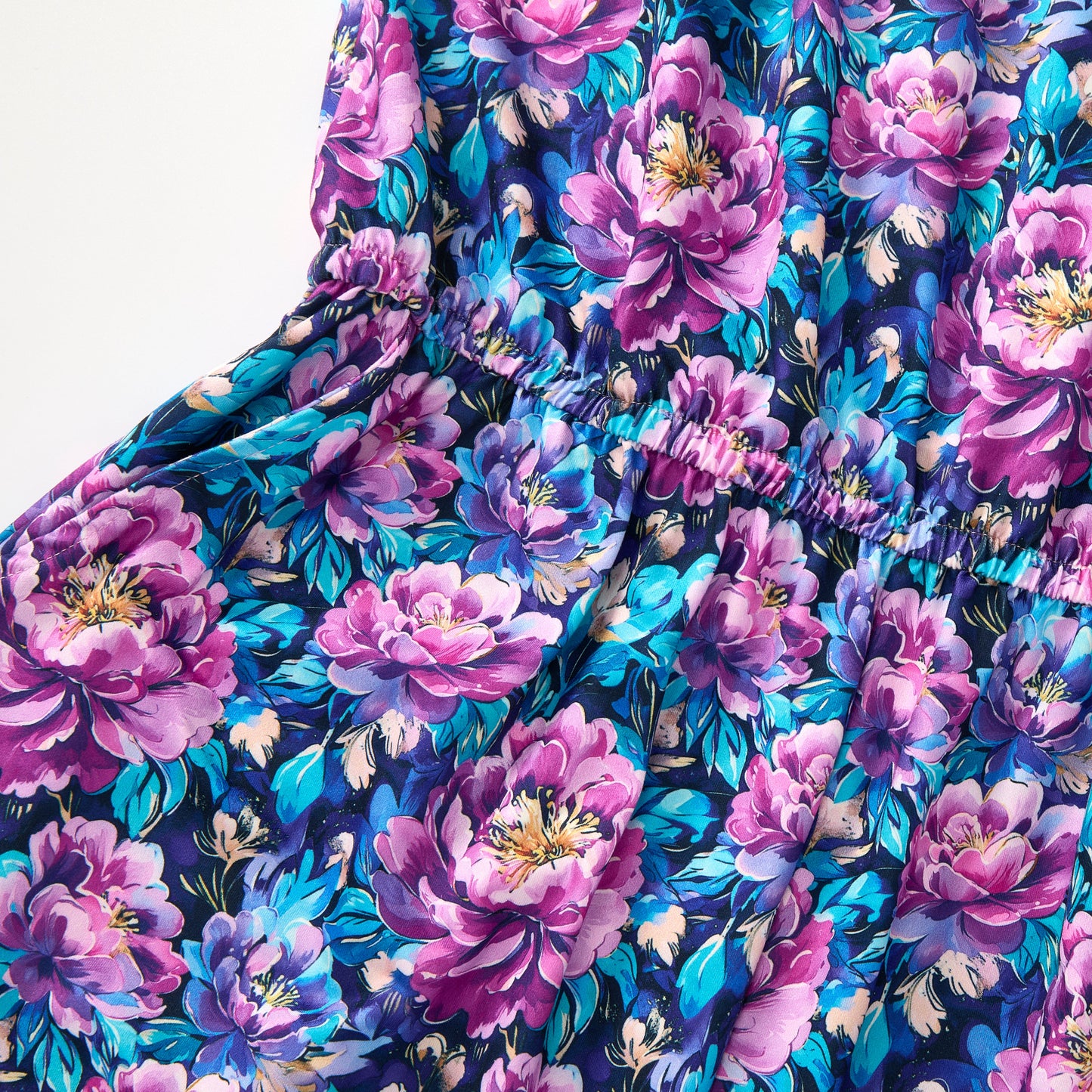 Electric Peonies - Girls Jumpsuit
