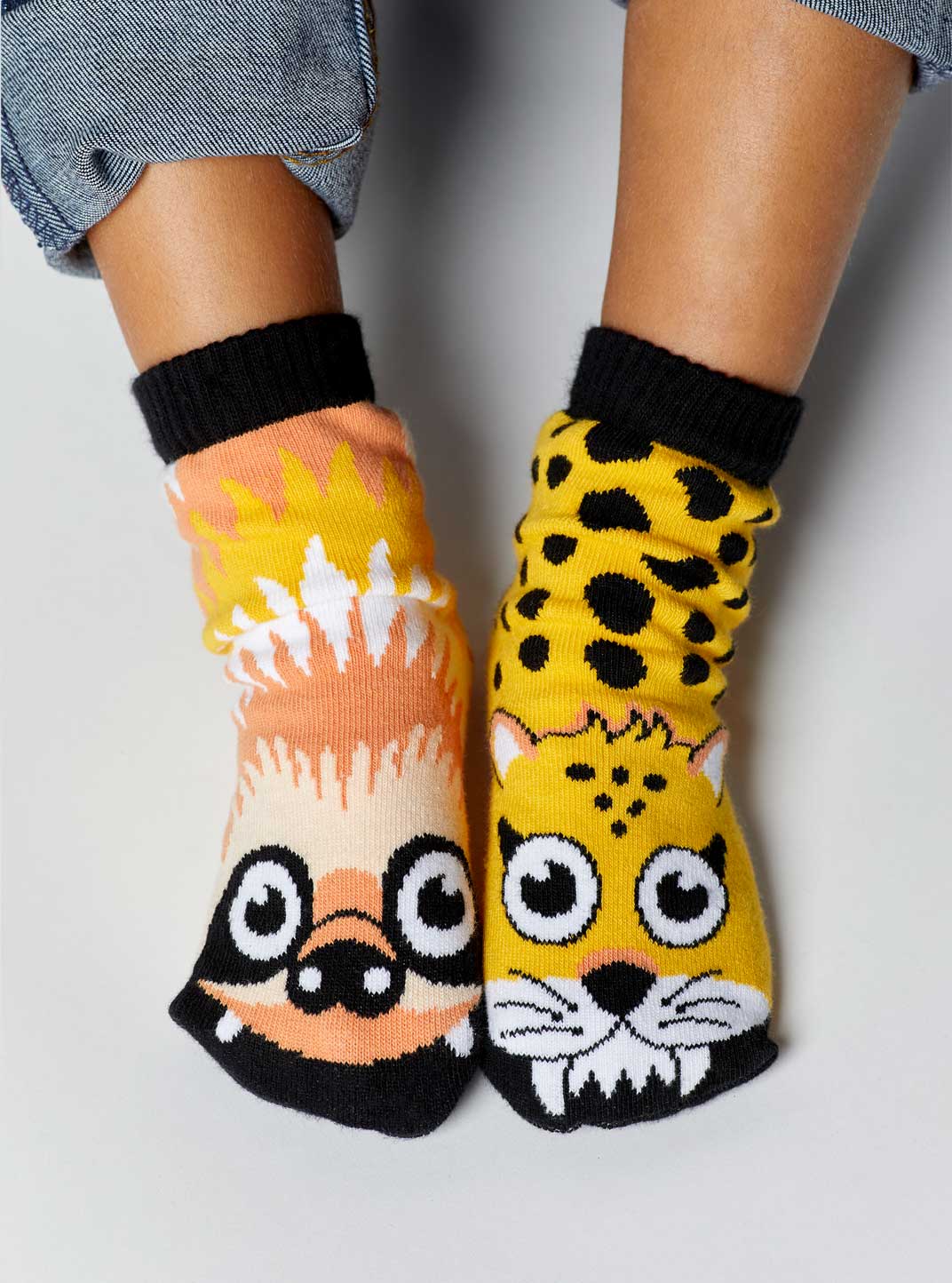 Sloth & Cheetah Kids Socks by PALS