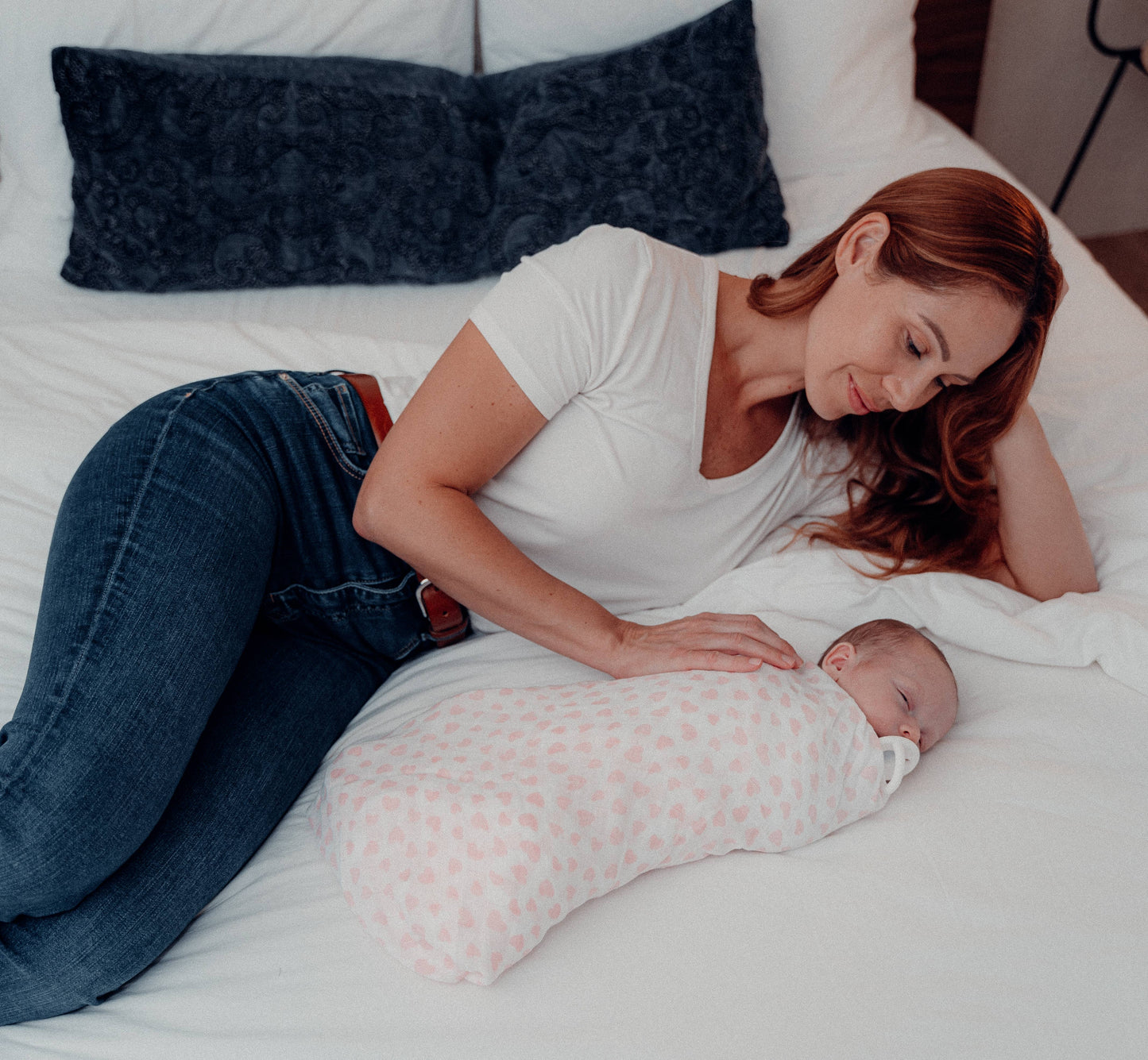 Baby Muslin Swaddle Blankets, 4 Pack