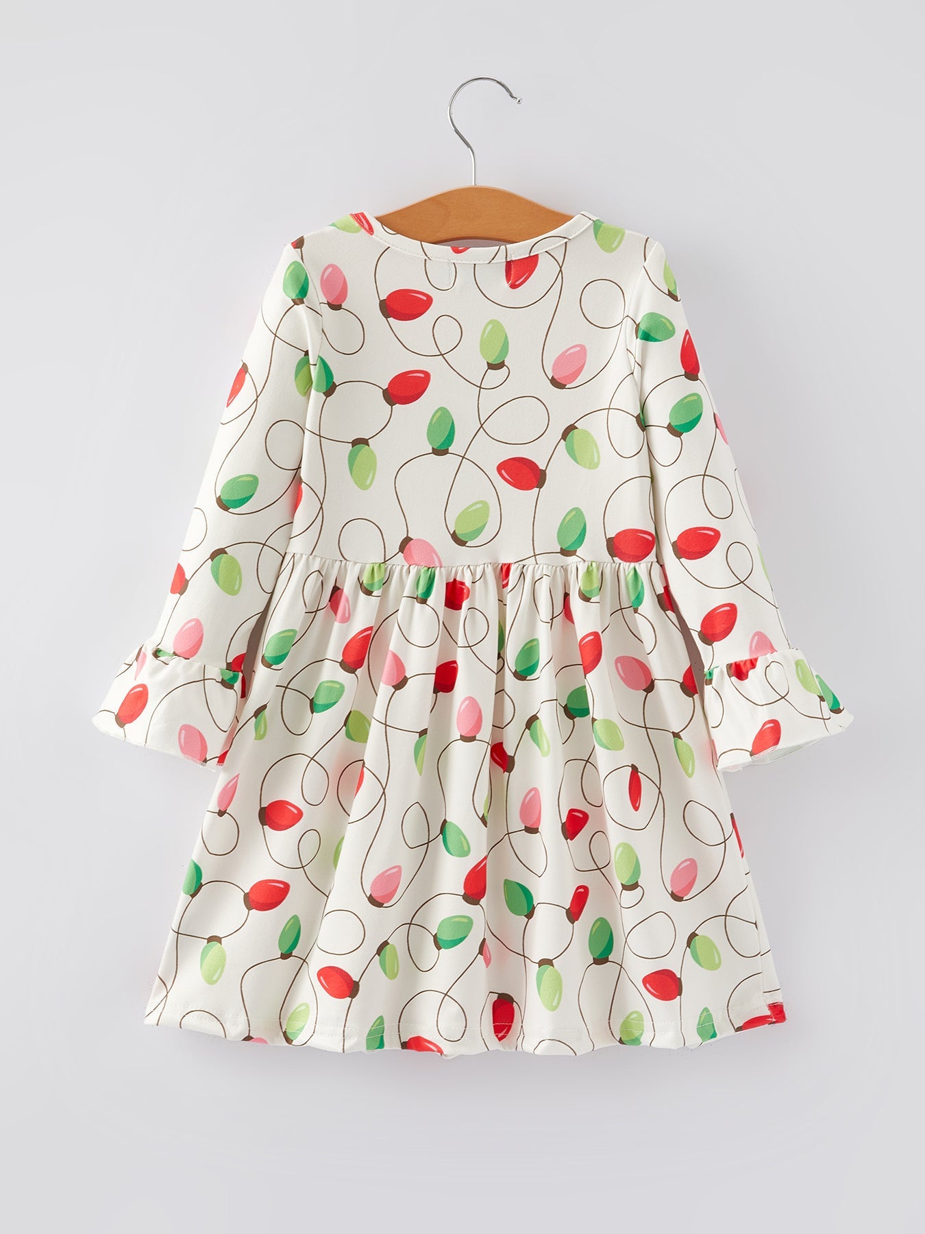 Christmas Lights Girls Dress