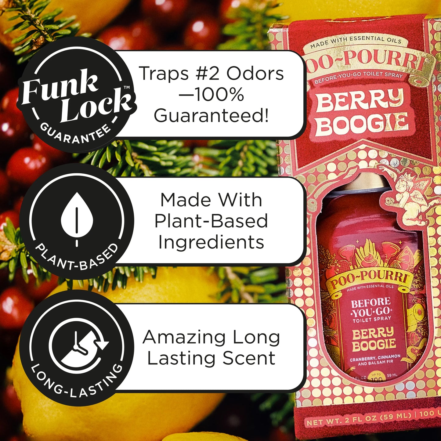 Holiday Poo~Pourri - Berry Boogie