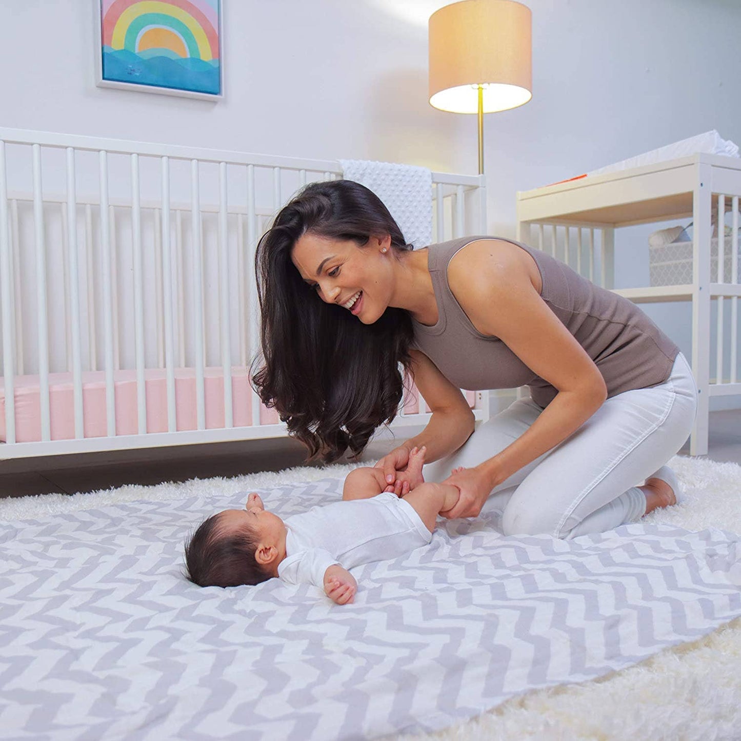 Baby Muslin Swaddle Blankets, 4 Pack