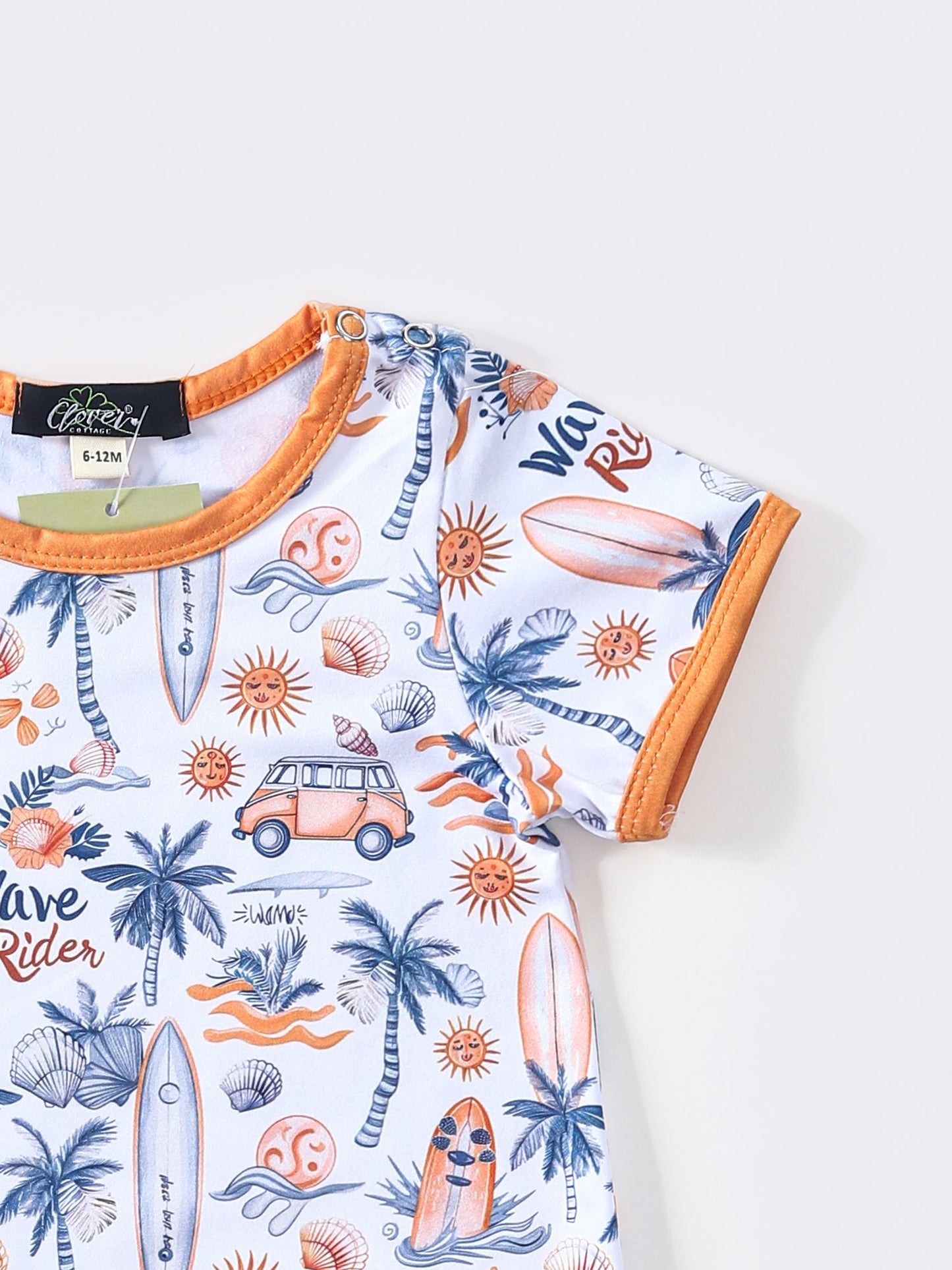 Wave Rider Infant Shortie Romper