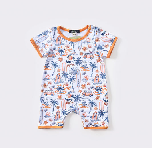 Wave Rider Infant Shortie Romper