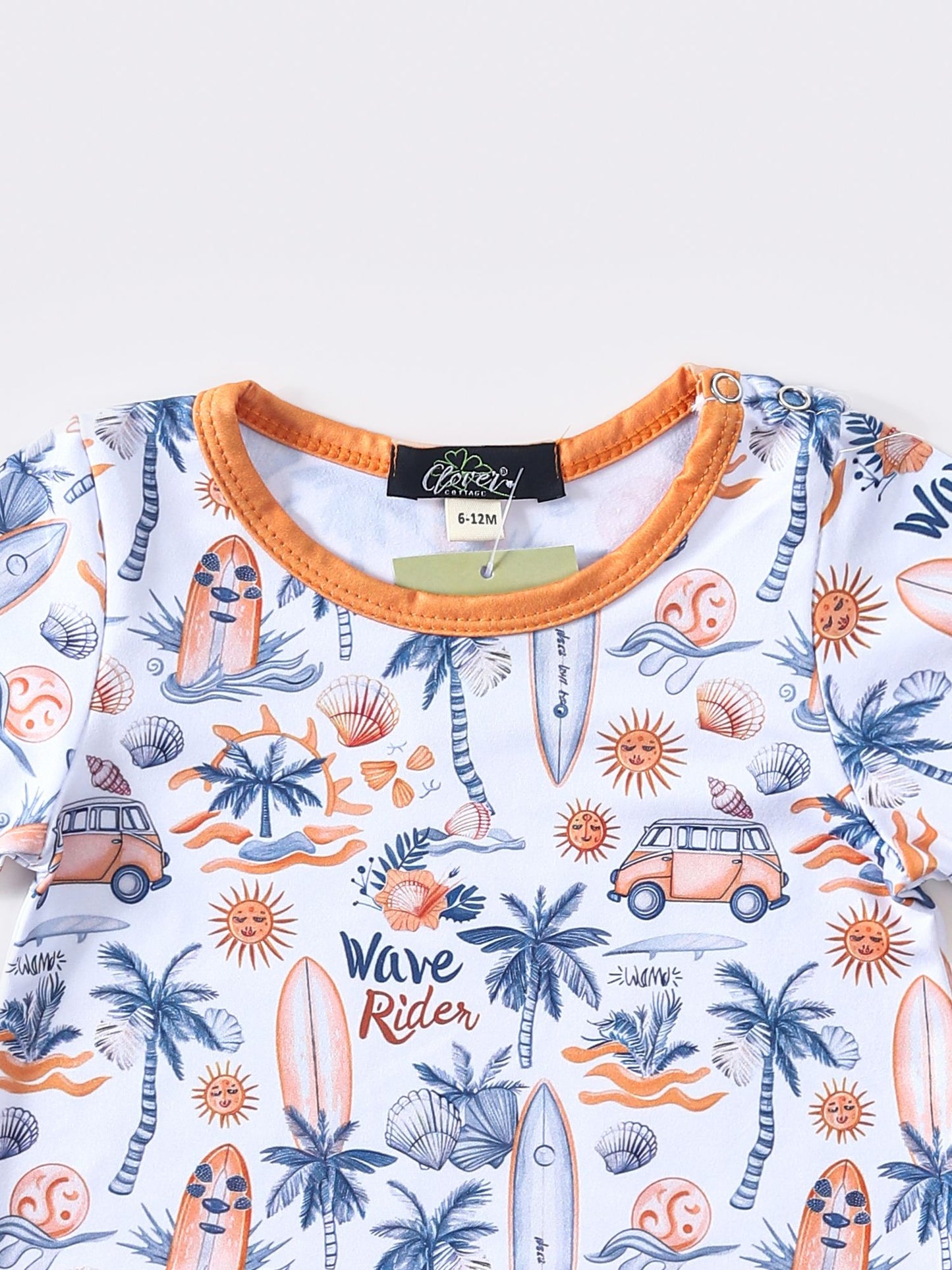 Wave Rider Infant Shortie Romper