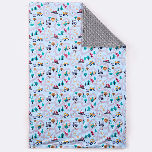 Around Town Minky Blanket