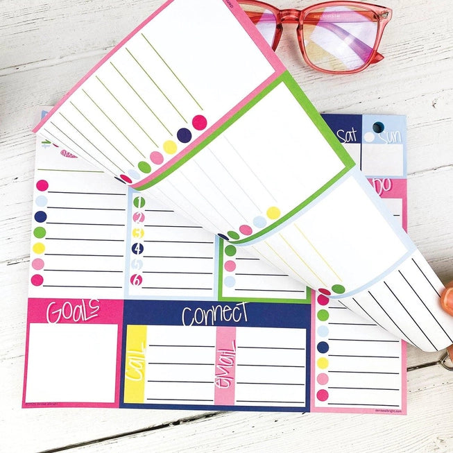 Peek At the Week® Weekly Planner Pad