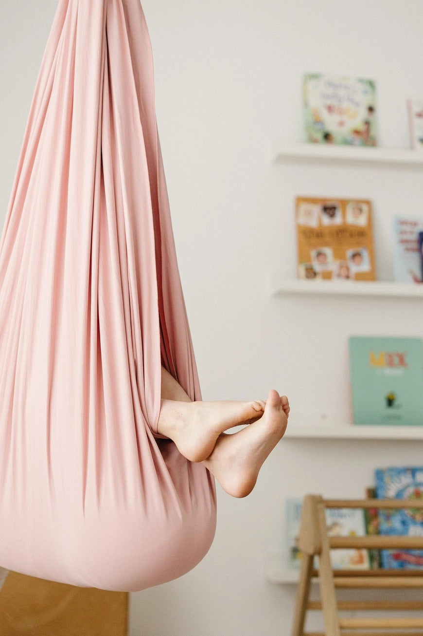 Cotton Sensory Swing - Vintage Rose