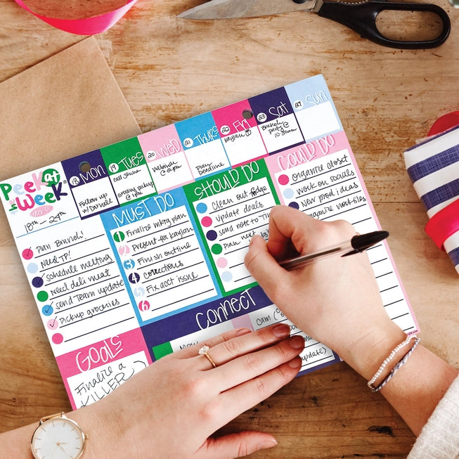 Peek At the Week® Weekly Planner Pad