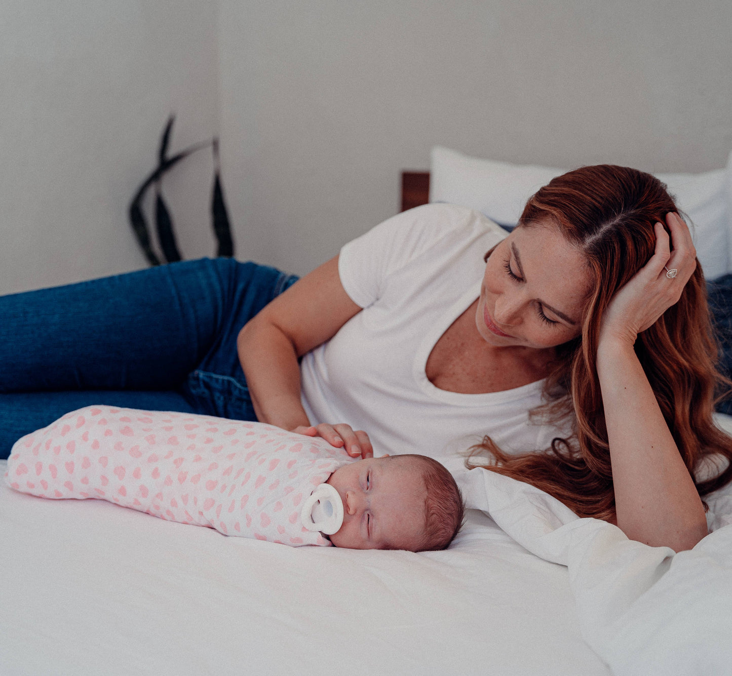 Baby Muslin Swaddle Blankets, 4 Pack