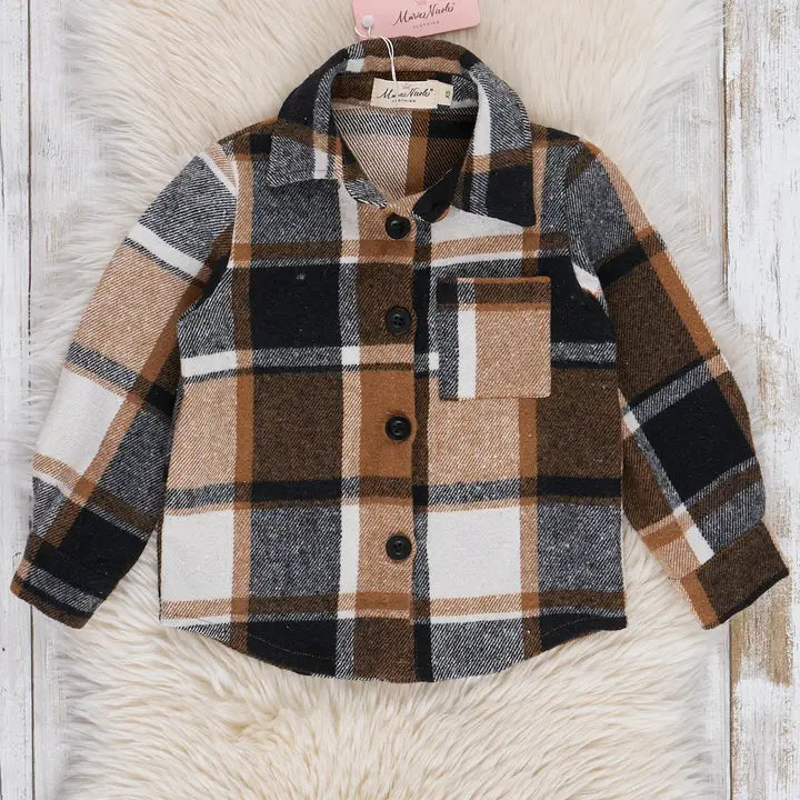 Plaid Flannel Button-Up