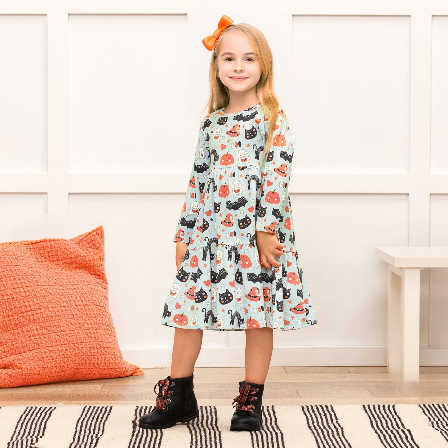 Halloween Pumpkin-Pals Bamboo Dress