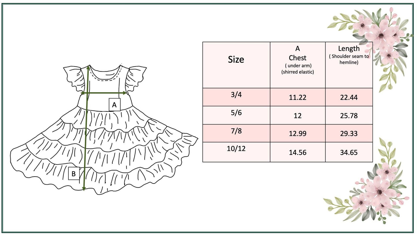 Ava Hot Pink Floral Tiered Dress