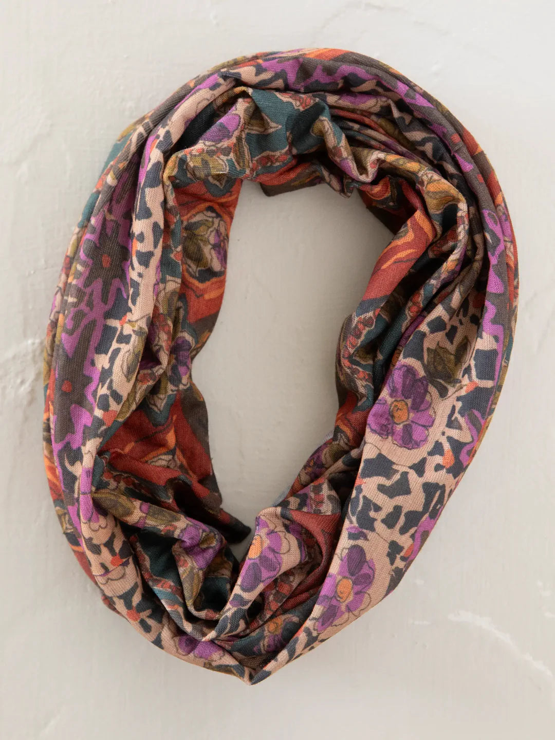 Full Boho Bandeau® Headband - Brown Tuscany Border