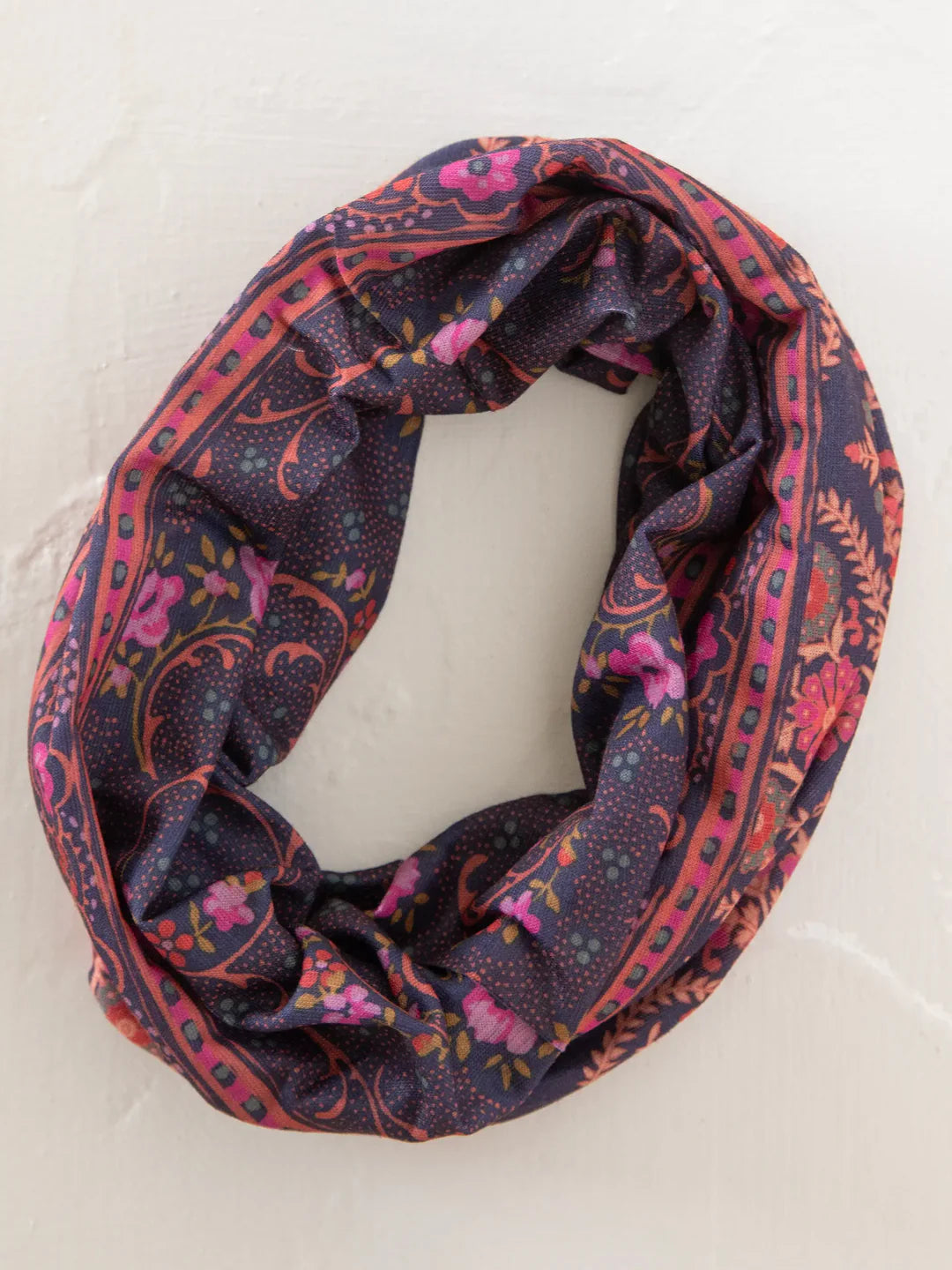 Full Boho Bandeau® Headband - Indigo Willow Medallion