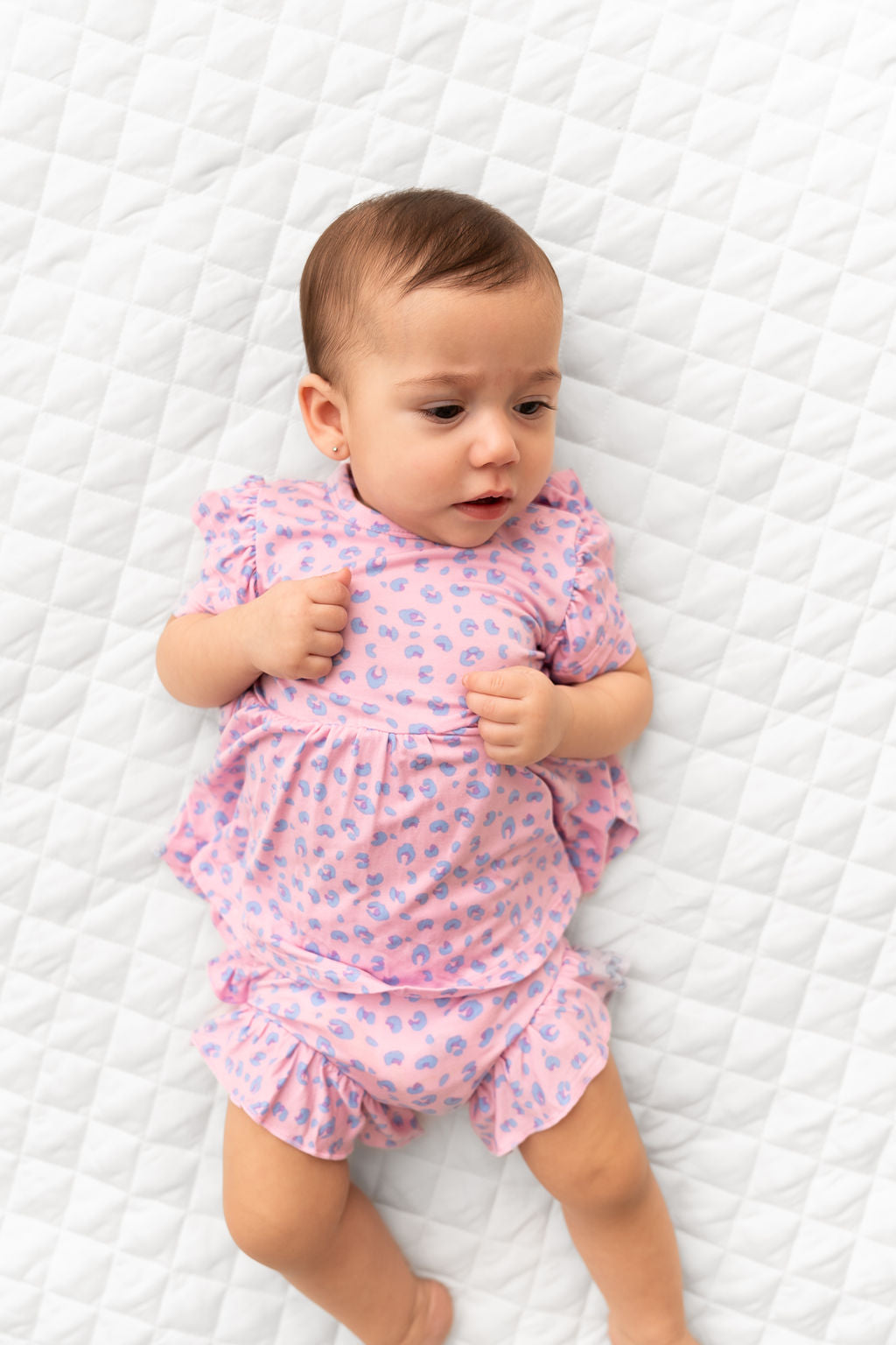 Lillian Leopard Bamboo Peplum Top