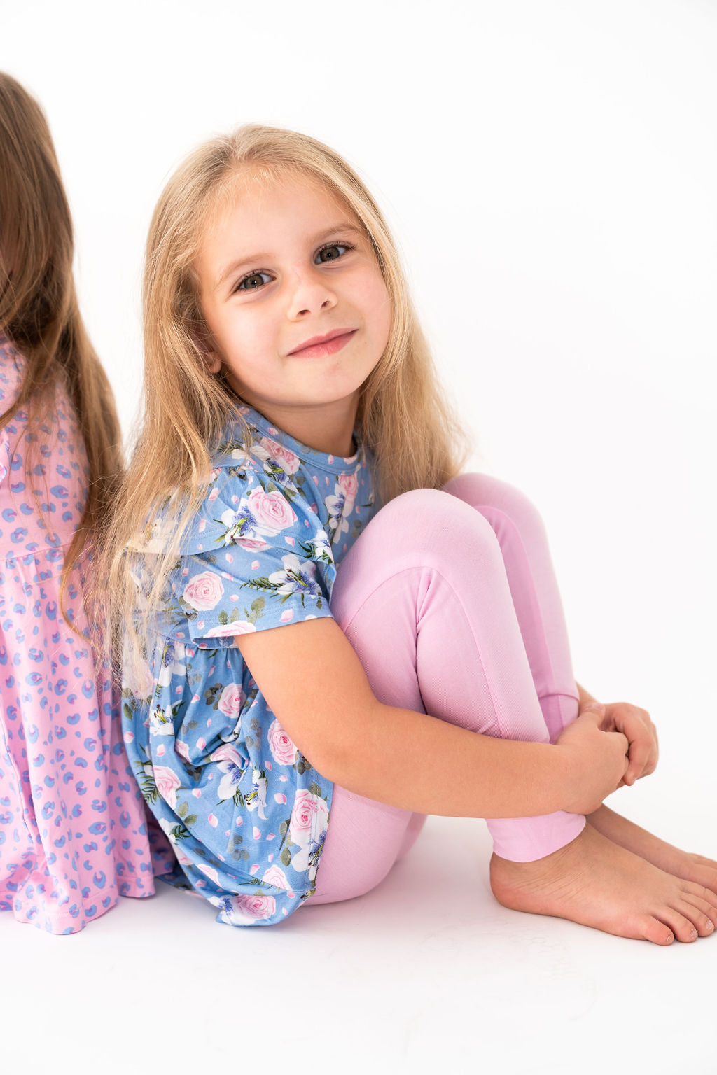 Lillian Floral Bamboo Peplum Top