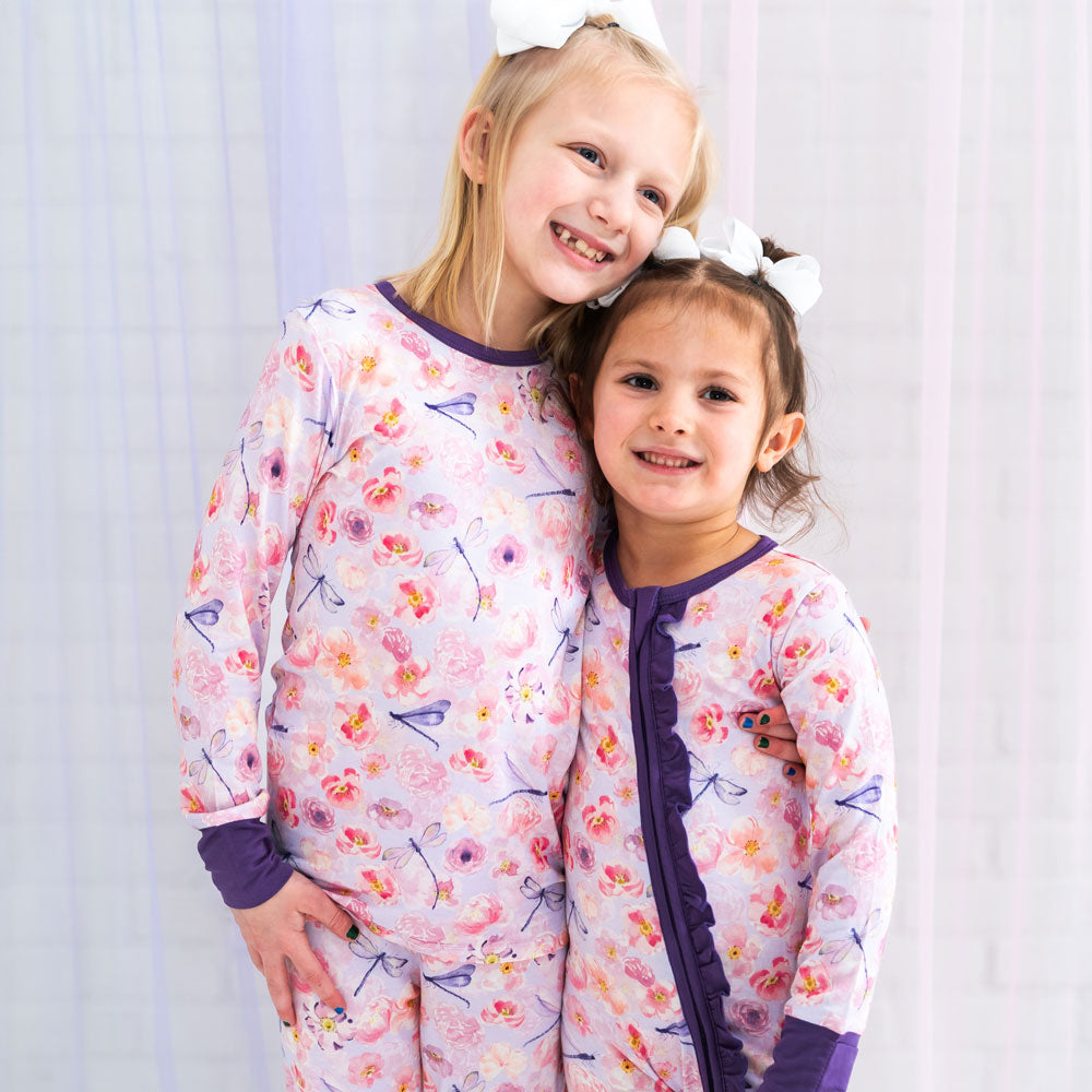 Elmerial Bamboo Ruffle Convertible Footie