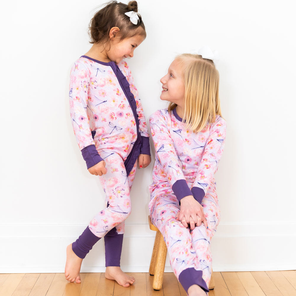 Elmerial Bamboo Ruffle Convertible Footie