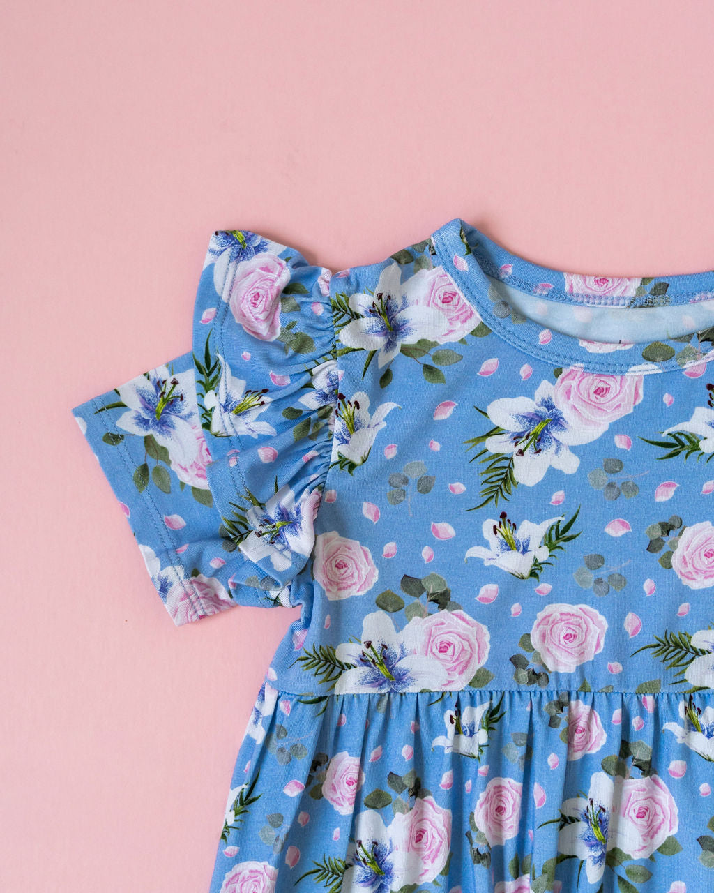 Lillian Floral Bamboo Peplum Top