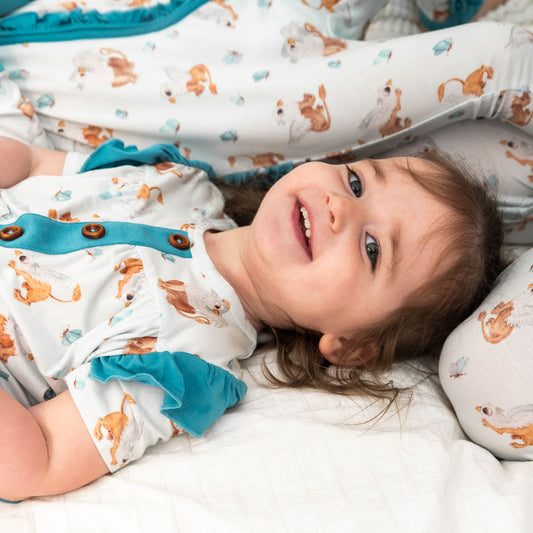 Griffin Butterflies Bamboo Short Sleeve Tunic + Legging Set