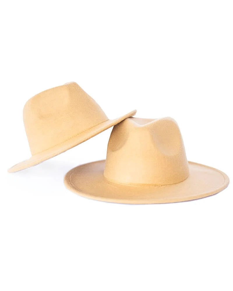 Bordeaux Flat Brim Hat - Toddler