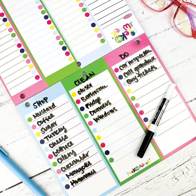 Peek At the Week® Weekly Planner Pad