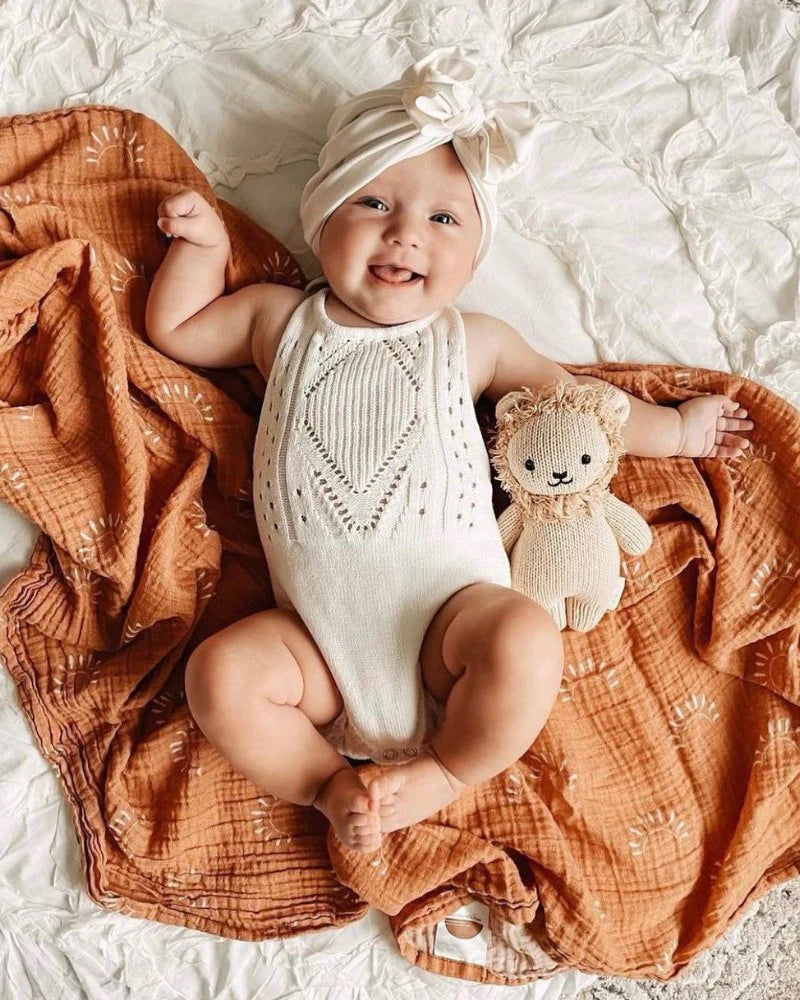 Crocheted Halter Romper