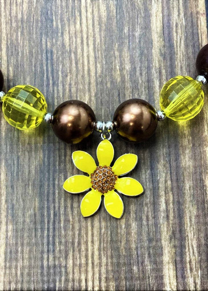 Bubblegum Necklace - Sunflower