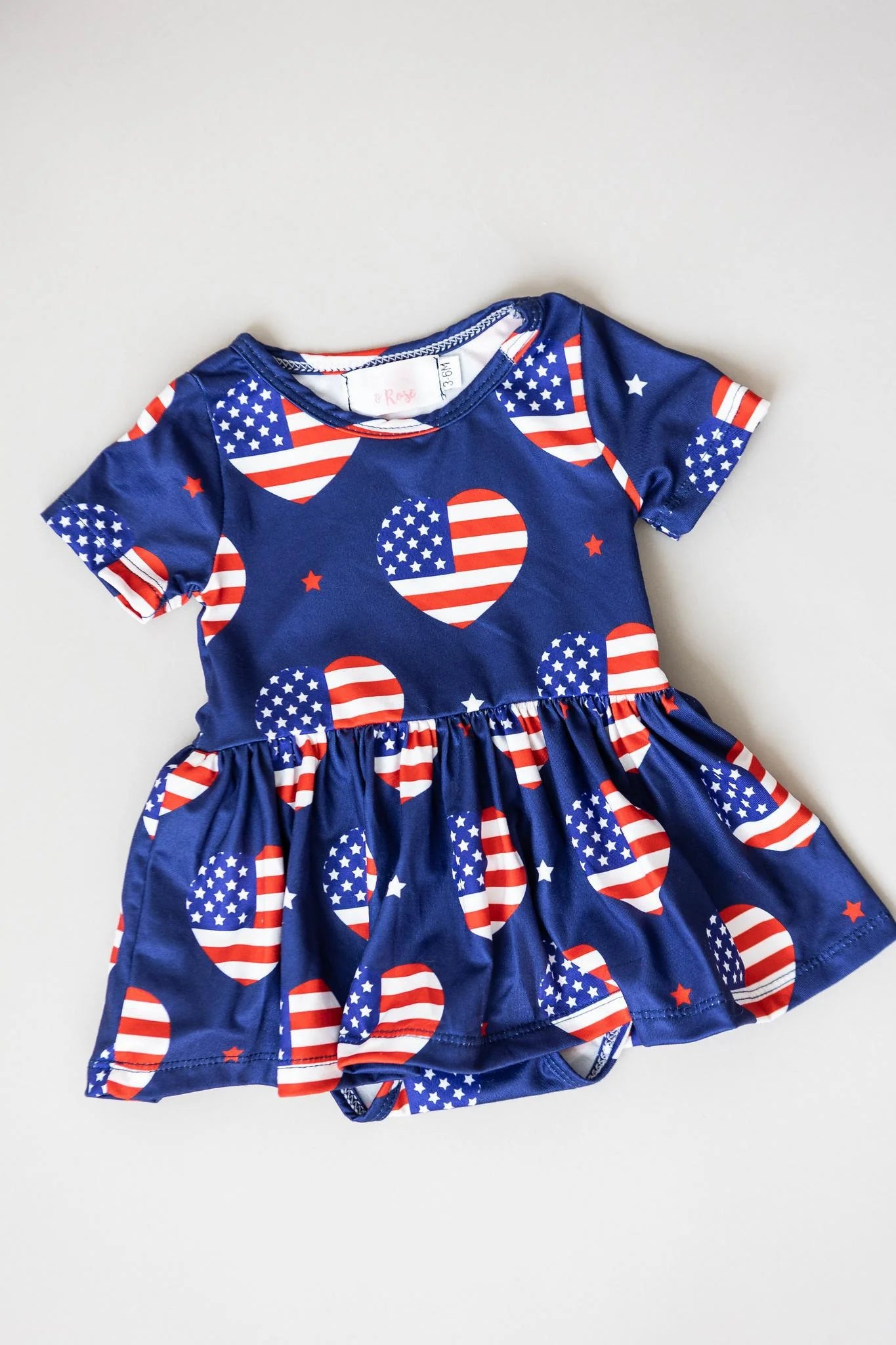 I Heart USA Infant Romper