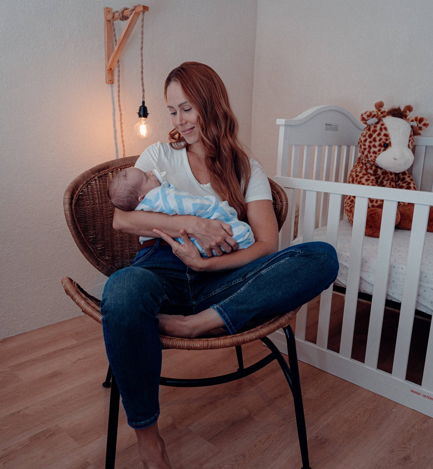 Baby Muslin Swaddle Blankets, 4 Pack