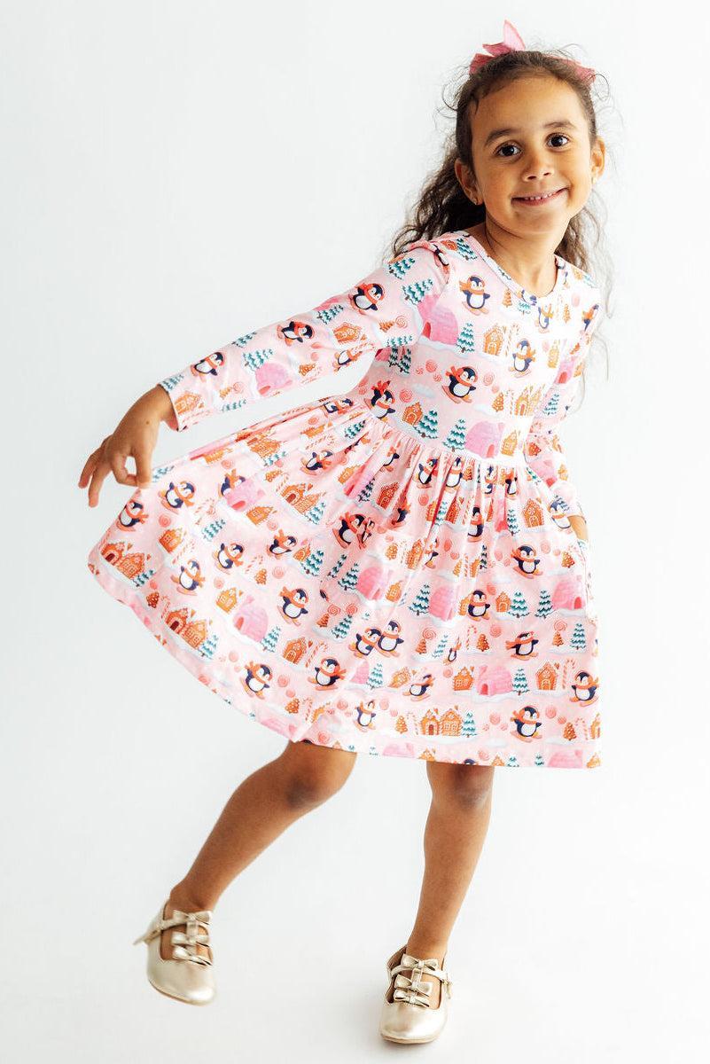 Penguin Party Pocket Twirl Dress