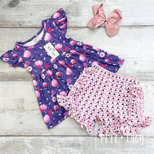 Purple Protea Two Piece