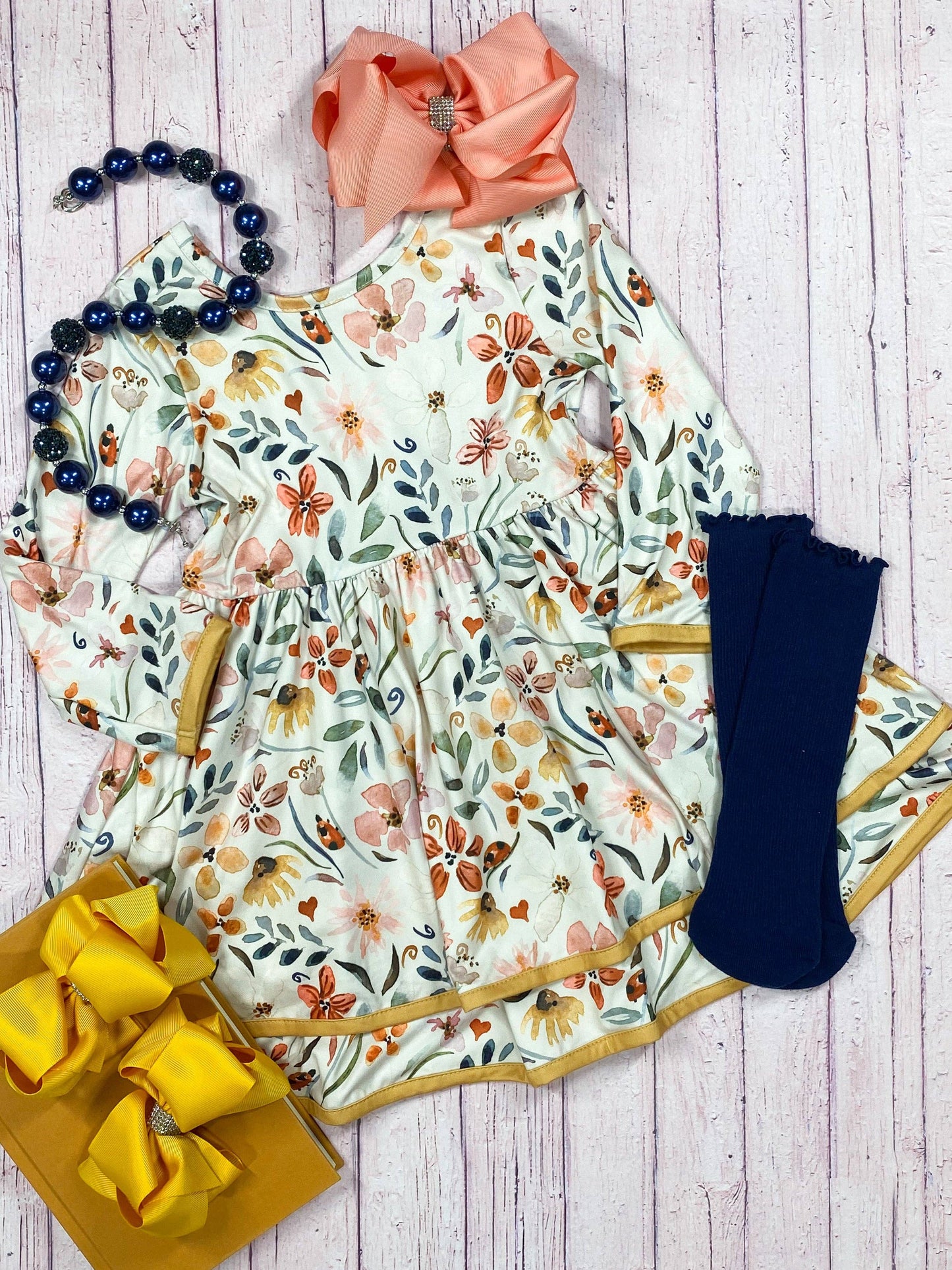 Jubilant Blooms Double Twirl Dress