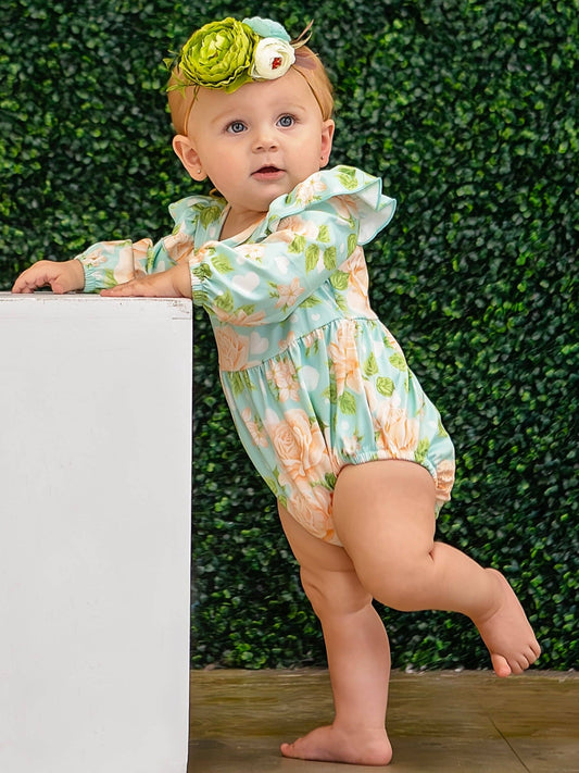 Magnolia Blooms Infant Romper