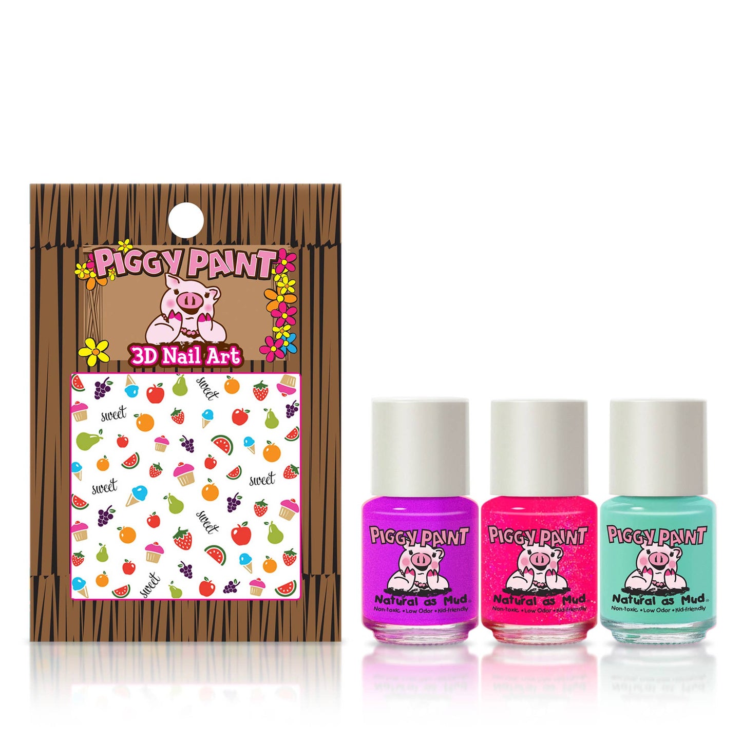 Happy Hands Gift Set Non-Toxic Kids Nail Polish by Piggy Paint