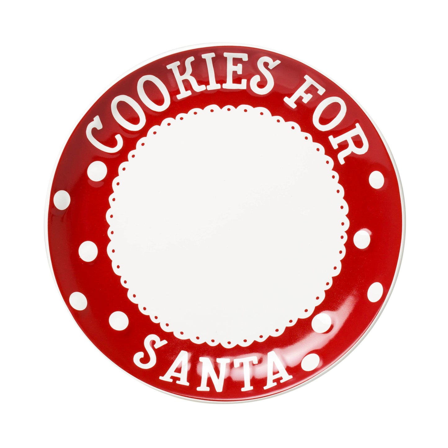 Santa's Milk Jug, Plate and Dear Santa Notepad Set