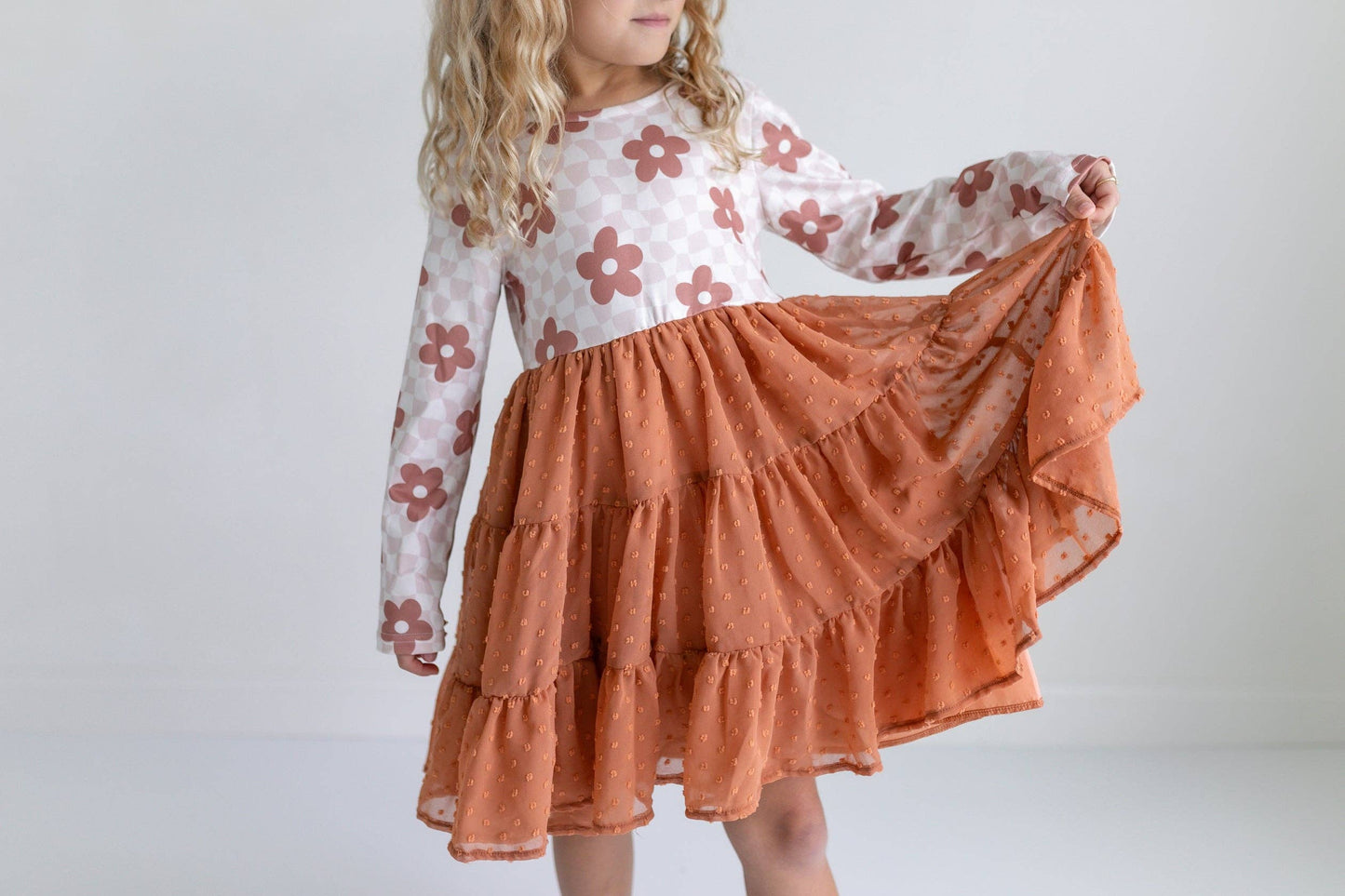 Fall Daisy Twirl Dress