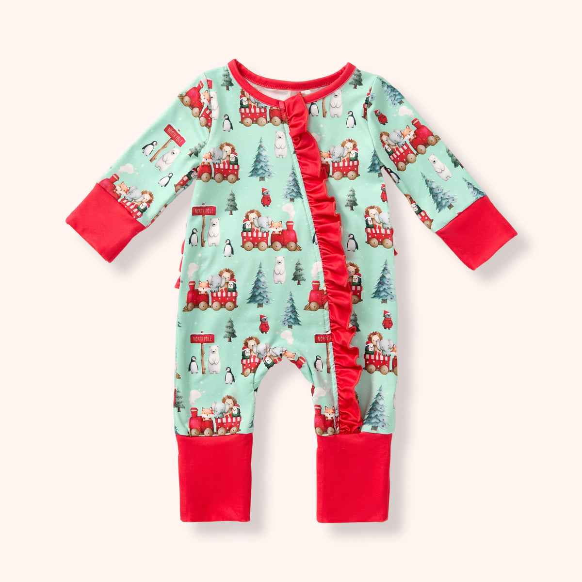 North Pole Express - Girl Romper