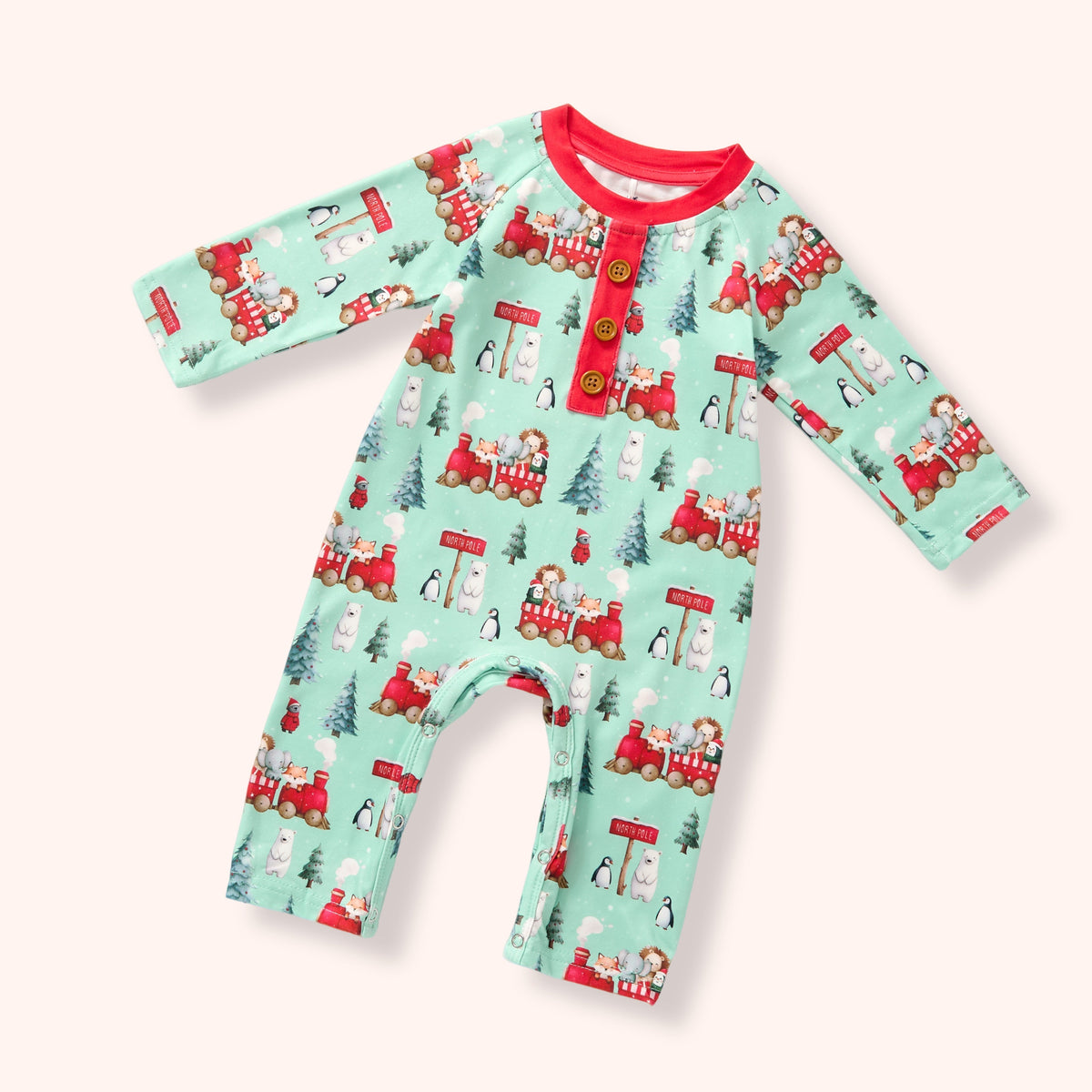 North Pole Express - Boy Romper