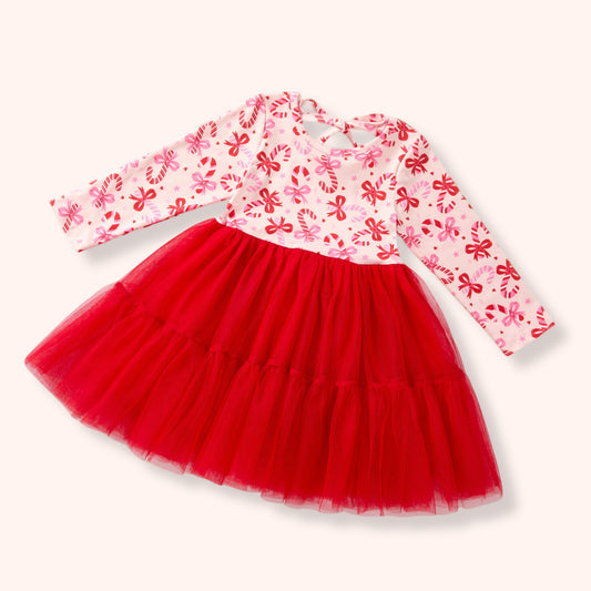 Candy Cane Cutie - Tulle Dress