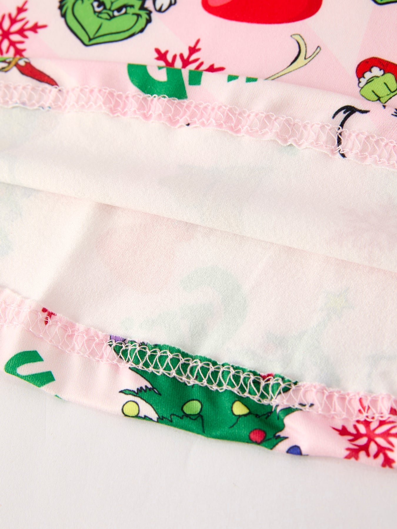 Girls Grinch Print Dress