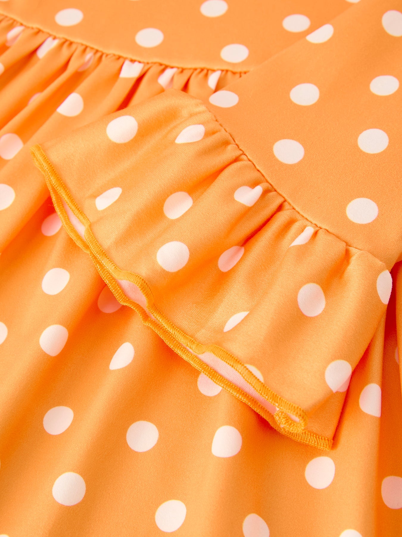 Thanksgiving Day Fall Girls Set Of 2 Pcs In One Package Pumpkin Print Dress
