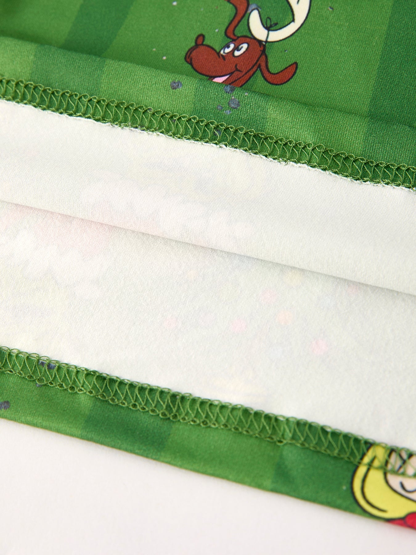 Girls Christmas Grinch Print Dress