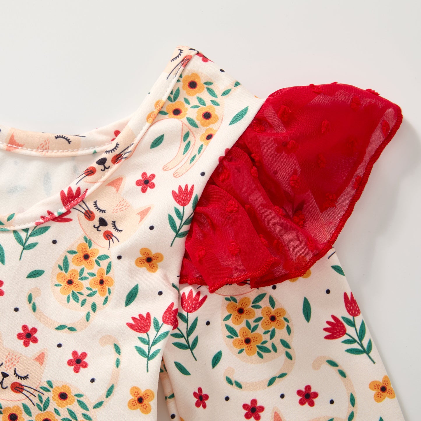 Leotard - Red Cats