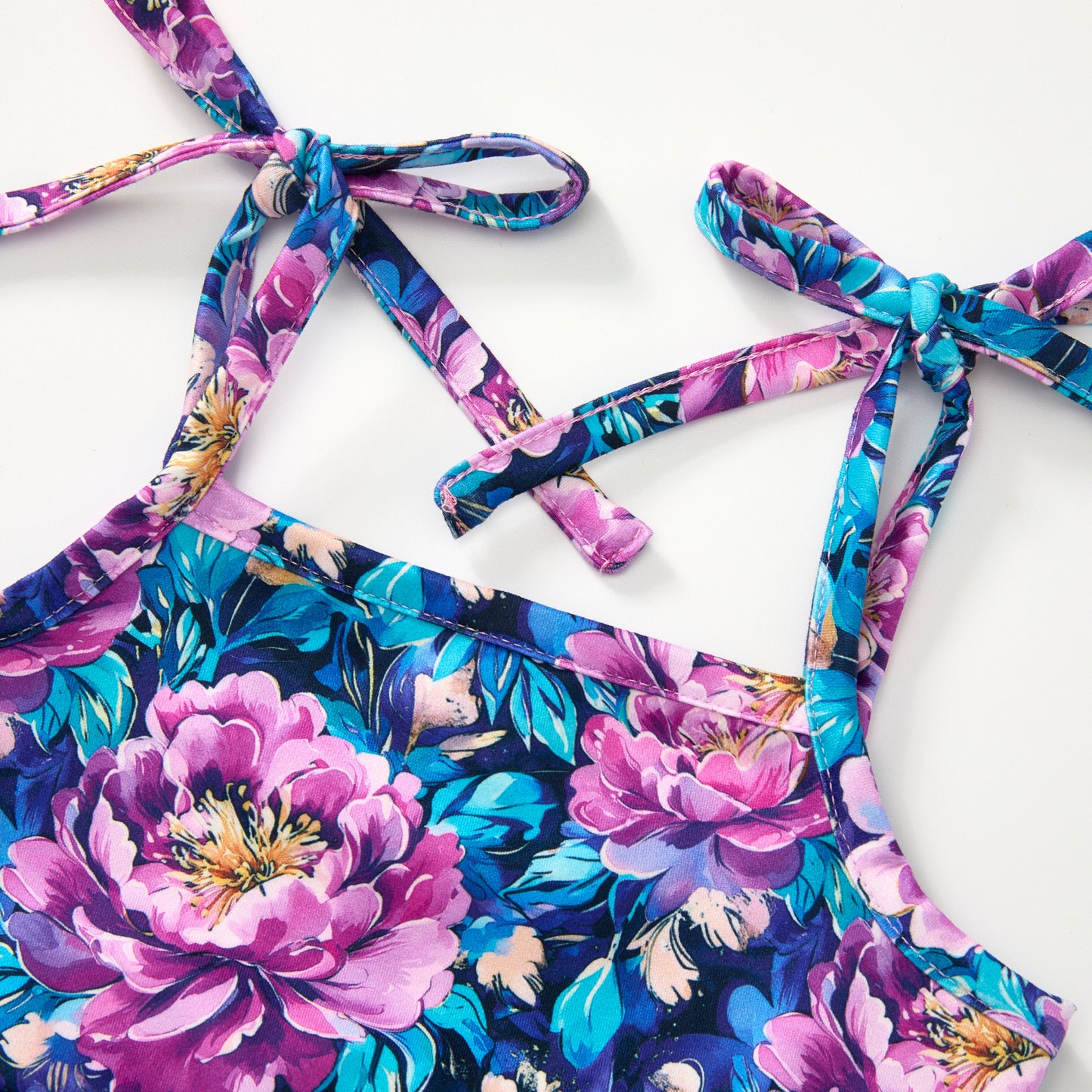 Electric Peonies - Romper
