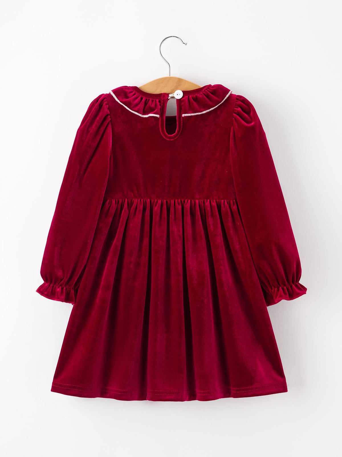 Velvet Smocked Dress