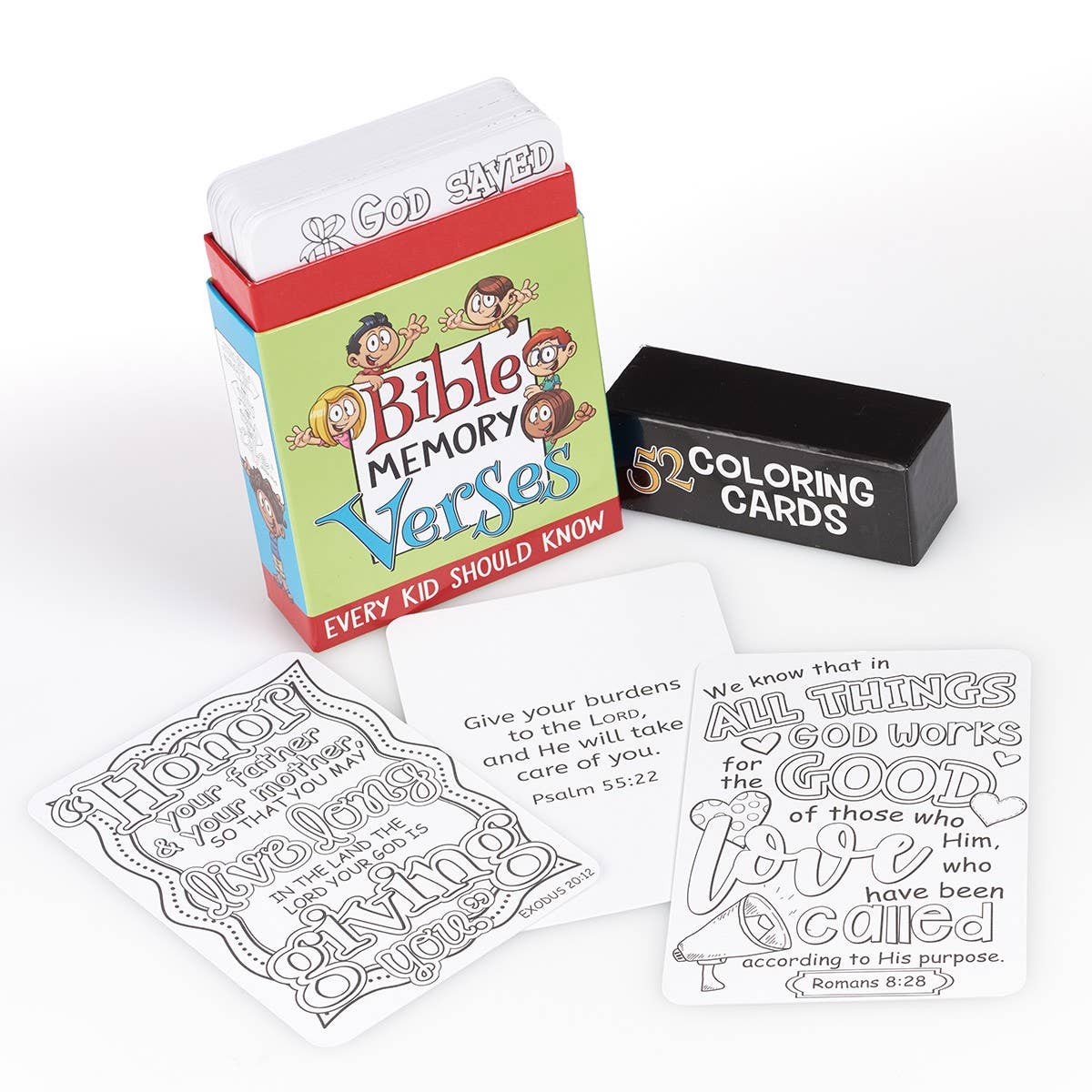 52 Verses Coloring Cards